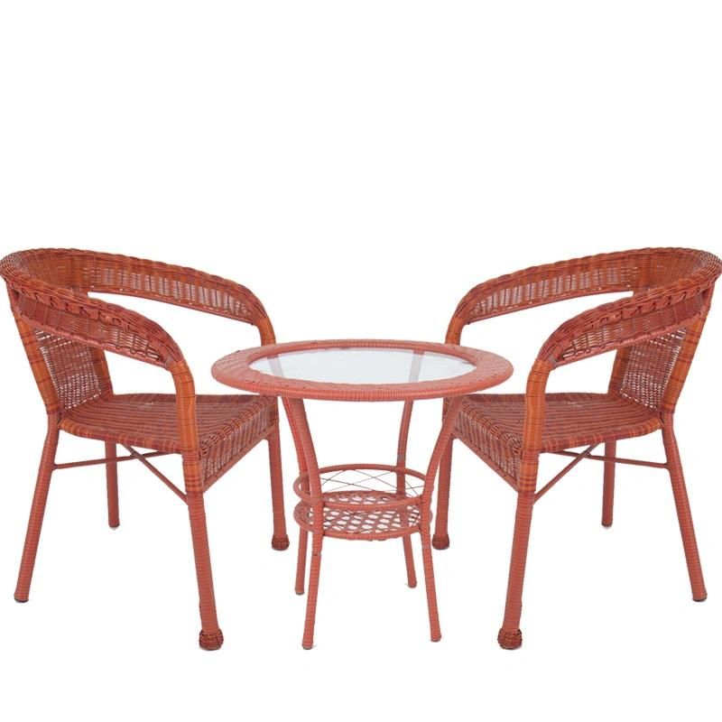 Outdoor Furiture Rattan Garden Chair Plastic Leisure Dining Rattan chair