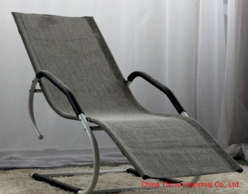 New Design Outdoor Relaxing Sun Lounge Rocking Beach Chair