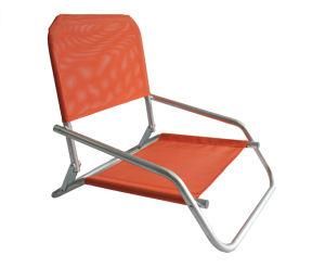 Low Seat Beach Chair Folding Chair Orange