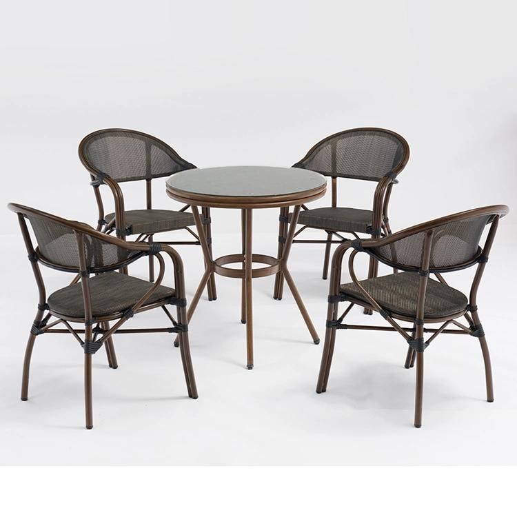 Hot Sale Outdoor Patio Furniture Set with Dining Table and Chairs