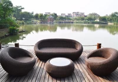 High End Outdoor Furniture Wicker Sofa Set