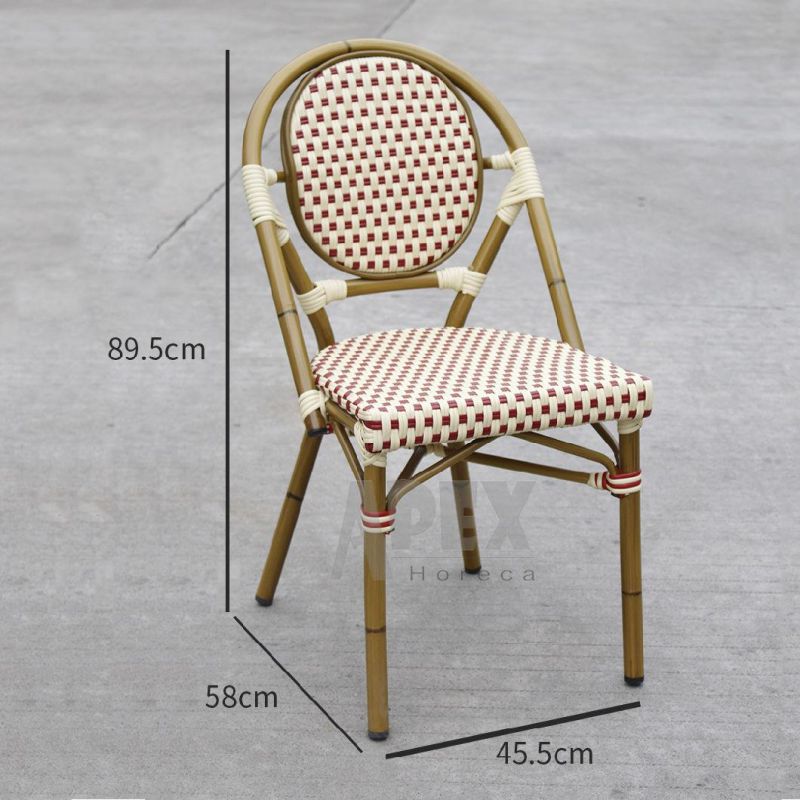 Factory Customized Wholesale Cheap Outdoor Garden Furniture Aluminum Dining Chair