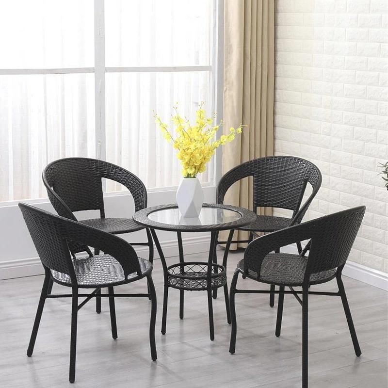 Luxury Living Room Loung modern Restaurant Garden Patio Rattan Chair
