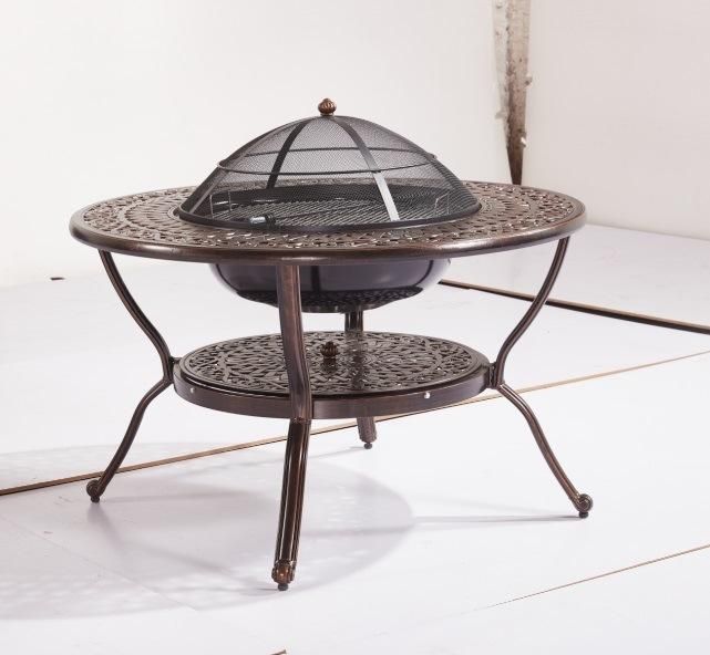Cast Aluminum BBQ Table for Outdoor Used