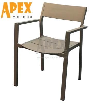 Modern Outdoor Furniture Garden Aluminum Armchair Dining Chair for Sale