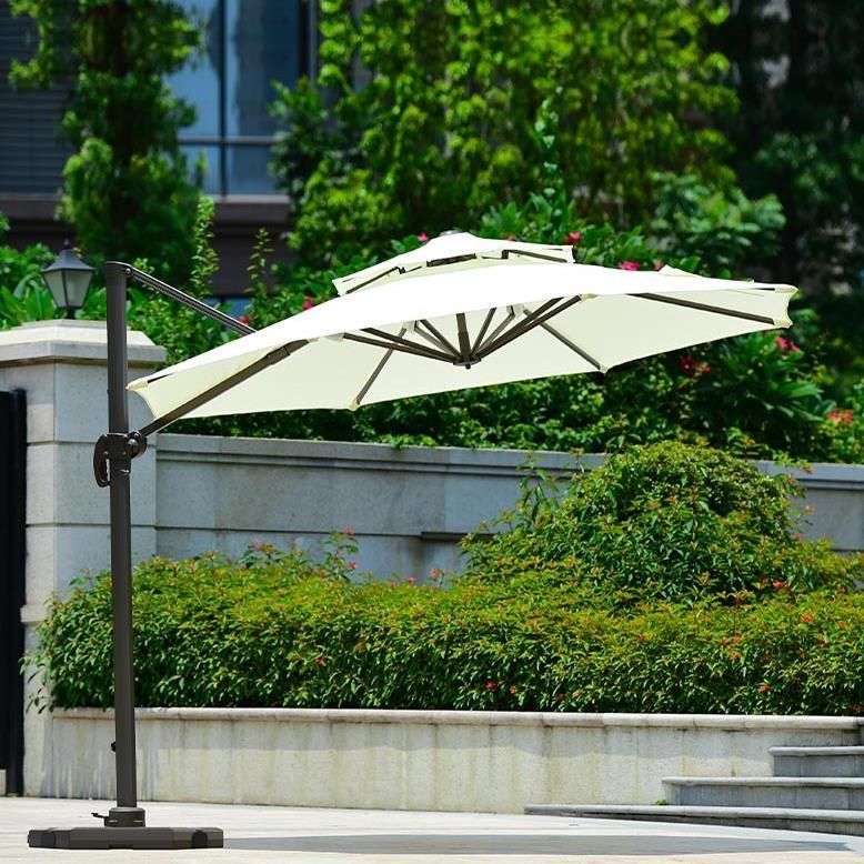 Outdoor Waterproof Bar Furniture Table Side Rectangular Patio Roma Umbrella Parasol