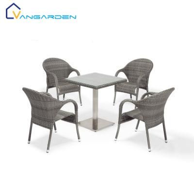 4 Seater Outdoor Terrace Garden Chair and Table Set