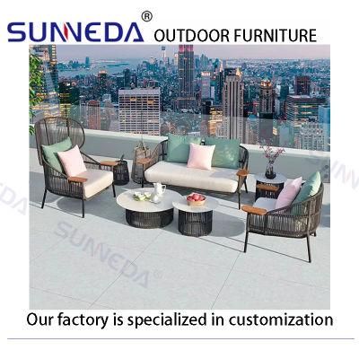 Outdoor Aluminum Frame All Set Garden Patio Leisure Combination Furniture