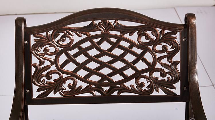 Antique Design Outside Garden Chair Metal Aluminium Furniture