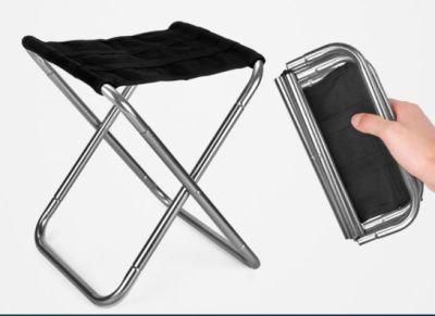 Aluminium Alloy Oxford Cloth Folding Camp Fishing Stool Portable Chair for Outdoors