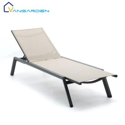 Excellent Quality Aluminum Outdoor Sun Lounger Swimming Pool Chair