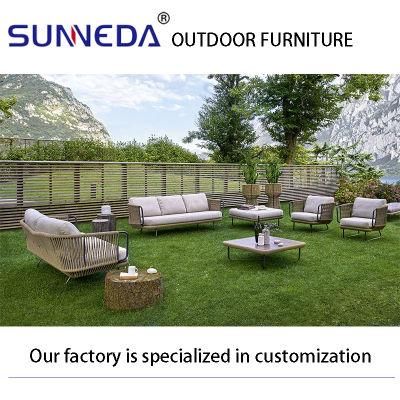Sunneda Outdoor Patio Garden Arm Chair and Sofa with Coffee Table