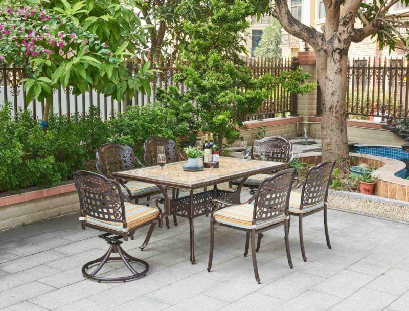 Aluminum Cast Table for Outdoor Decoration Garden