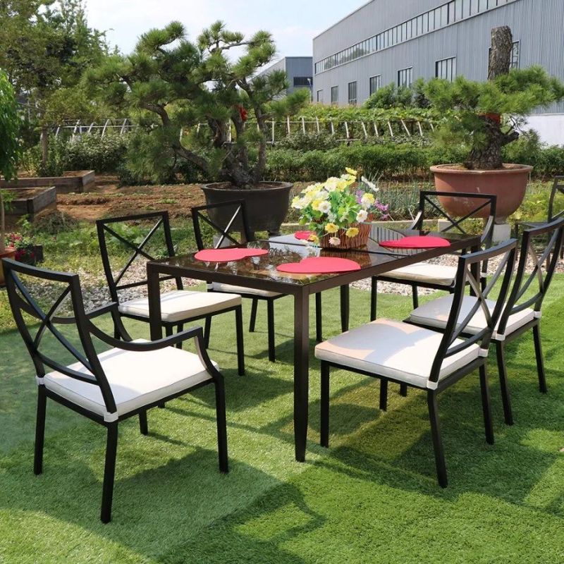 Aluminum Profile Outdoor Sofa Furniture White Color Leisure Outdoor Sofa Sets