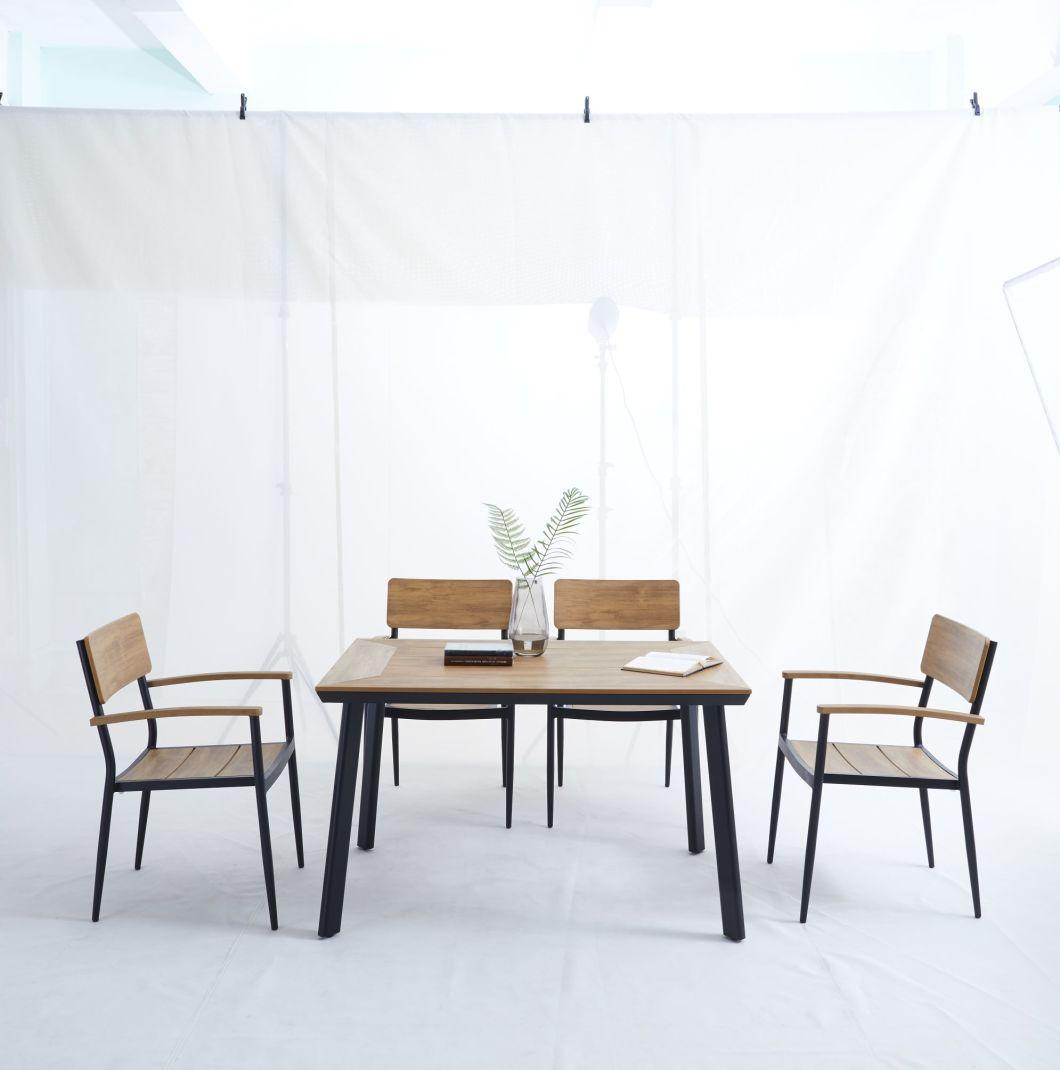 4 Seat Garden Chair and Table Aluminum Outdoor Garden Sets Dining Furniture Sets Dining Sets