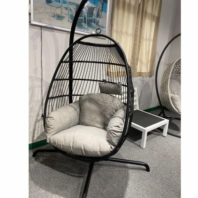 ODM 150kg Customized OEM Foshan Hanging with Stand Garden Outdoor Egg Shape Chair China Manufacturer