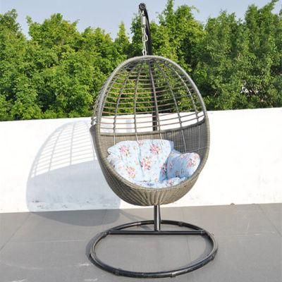 Rattan Patio Hammock Outdoor Rattan Garden Egg Hanging Swing