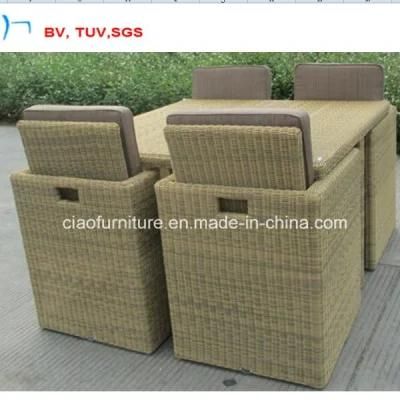 Save Shipping Cost Round Wicker Table and Chair (CF659)