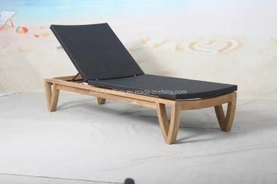 Modern Outdoor Furniture Patio Rattan Leisure Chair Wicker Sofa Bed Garden Daybed Lounge Beach Daybed