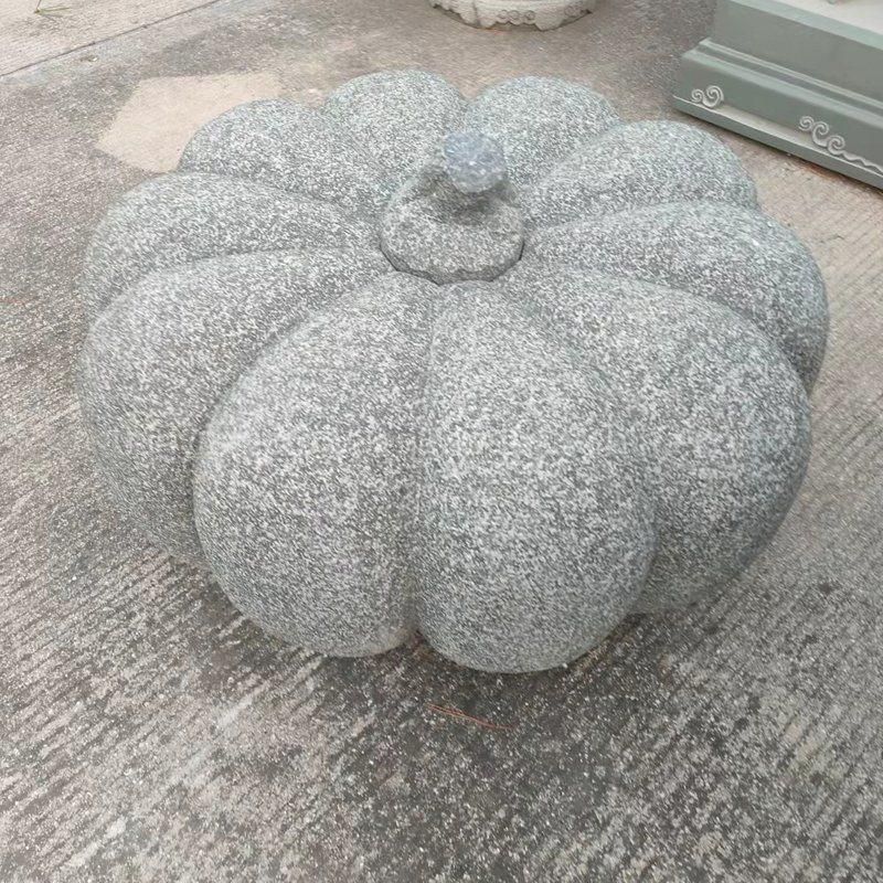Handmade Granite Stone Outdoor Garden Decorative Curve Polish Bench Chair for Landscape
