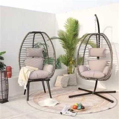 Luxury Hotel Outdoor Furniture Aluminum Frame Hanging Swing Chair