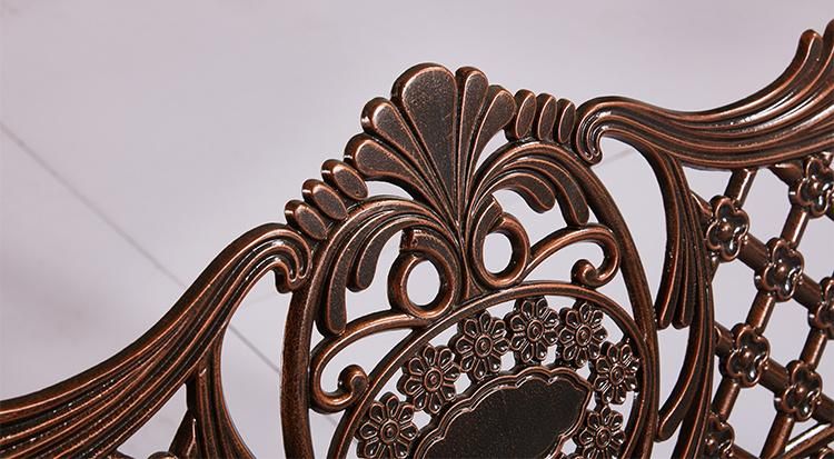 Popular Antique Design Large Aluminum Cast Outdoor Garden Furniture