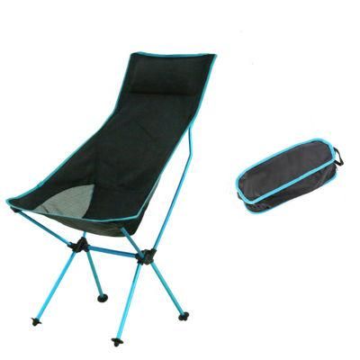 Outdoor Camping Folding Chair Ultralight Portable Fishing Beach Moon Chairs Camping Travel Picnic Tools Ultralight Folding Chair Esg15096