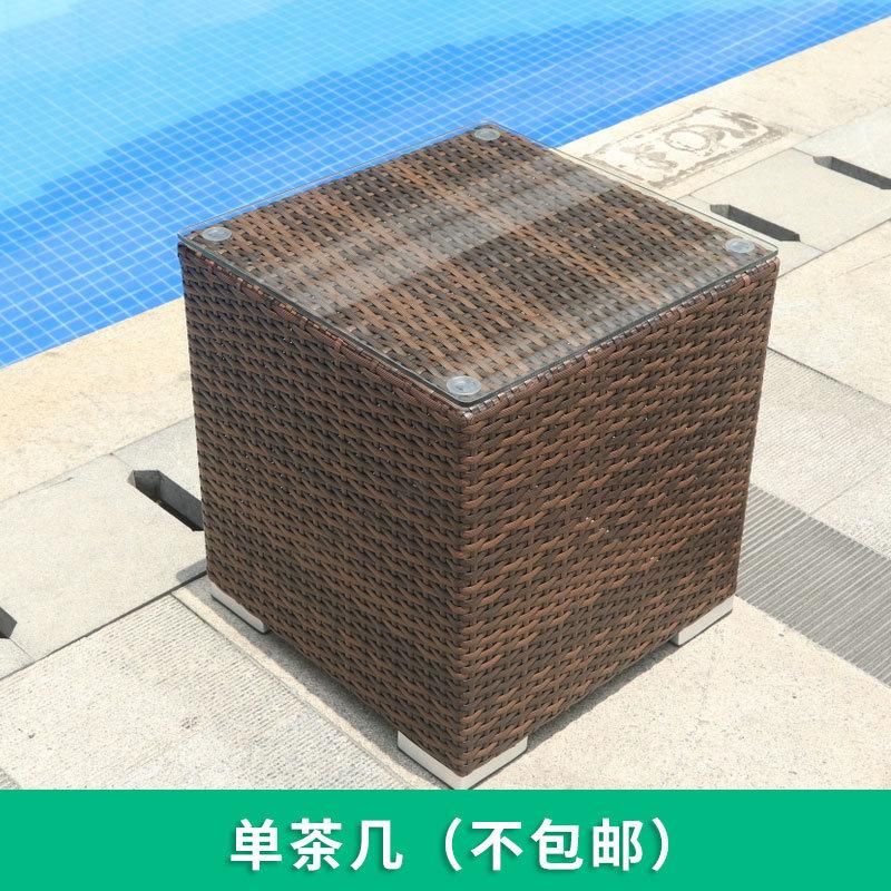 Outdoor PE Rattan Sun Beach Swimming Pool Deck Chair Lounge