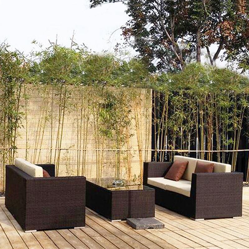 Outdoor Rattan Sofa Villa Courtyard Sofa Lounge Chair Outdoor Terrace Garden Rattan Furniture Balcony Rattan Chair Sofa