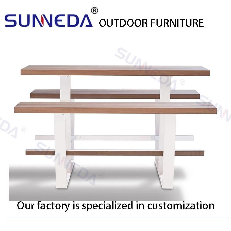 Project Custom Natural Wood Outdoor Garden Bench