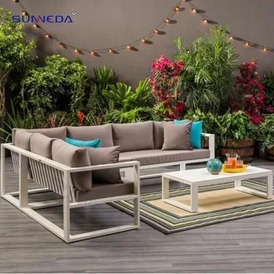 Luxury Outdoor Patio Aluminum Furniture Leisure Simple Sofa Sets