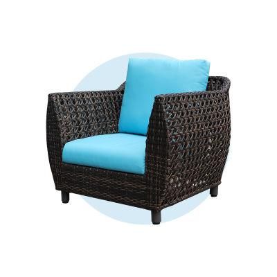 Metal Modern Darwin or OEM Chaise Longue Rattan 3 Seater Sofa Set