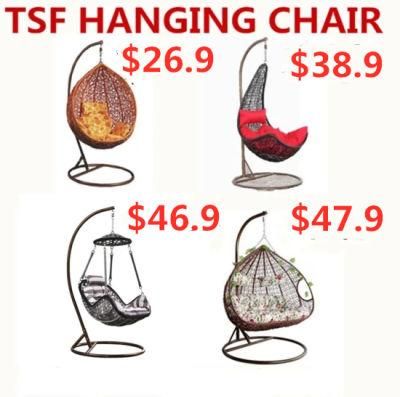 Cheap Hanging PE Rattan Outdoor Garden Furniture Leisure Swing Chair