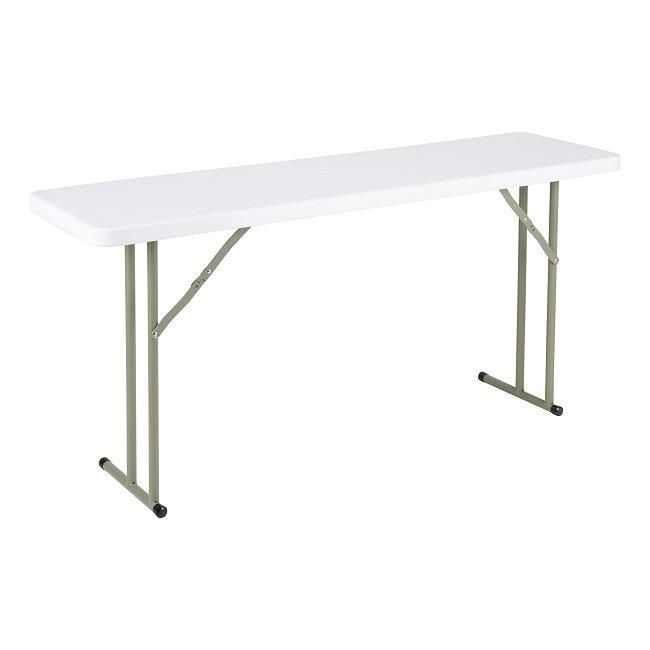 No Assembly Required Folding Plastic Seminar Table for Office Comercial