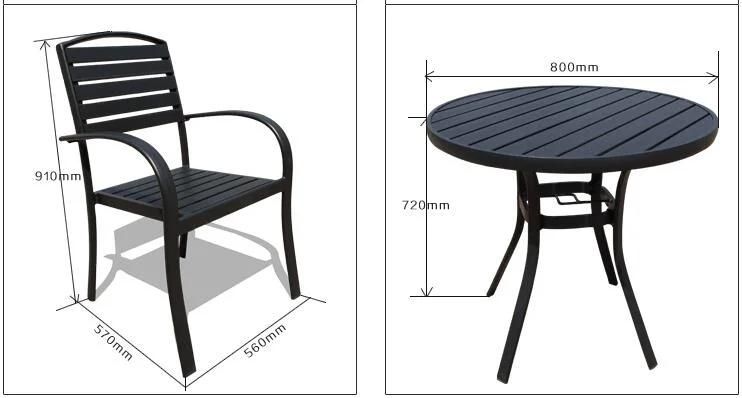 Leisure Cast Aluminum furniture Outdoor Tables Iron Chairs