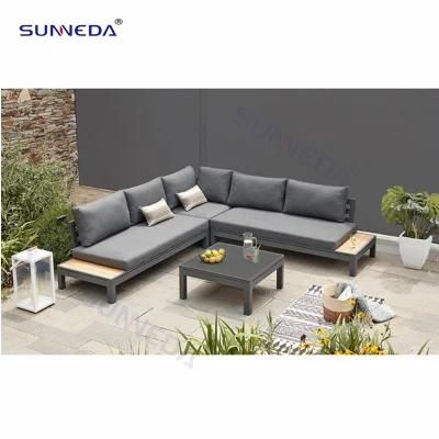 High End Teak Furniture Patio Sofa Set Garden Sets Outdoor Teak Sofa for Hotel Garden