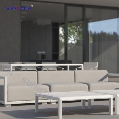 Leisure Garden Furniture Outdoor Sectional Aluminum Sofa for Patio