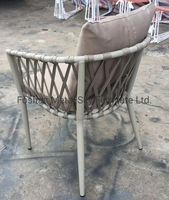 Outdoor Garden Hotel Restaurant Villa Aluminum Wicker Rope Rattan Sofa