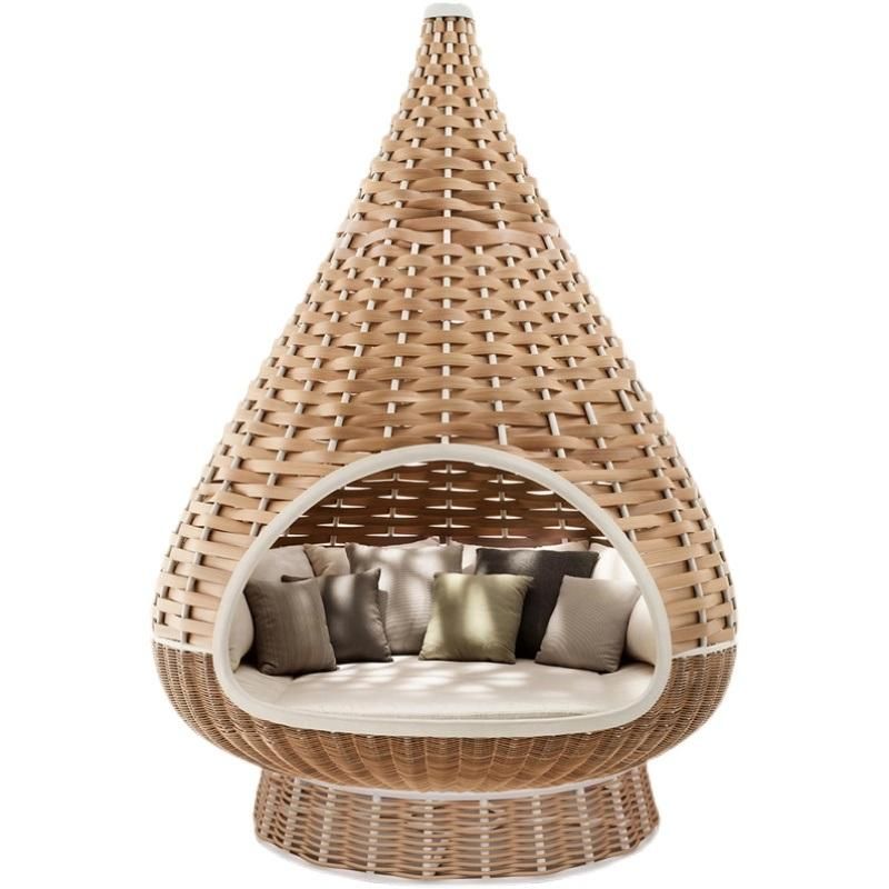 Outdoor Furniture Tea Table Bird Nest Rattan Chair Set Outdoor Balcony Table and Chair Set Bird′ S Nest Table and Chair