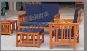 Solid Wooden Leisure Patio Outdoor Dining Garden Chair (JJ-LT19)
