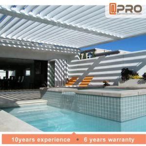 Garden Pavilion 3X6 Metal Frame Customized Size Electric Louver Roof