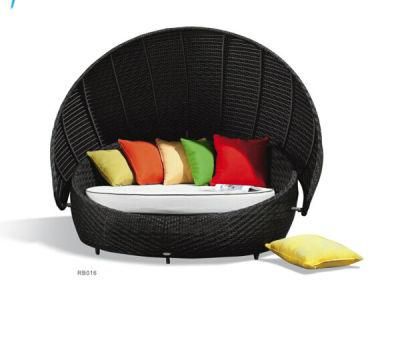 Patio Garden Rattan Round Day Bed Rb016