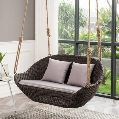 Balcony Family Hanging Basket Rattan Chair Indoor Rocking Chair