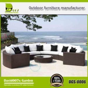 Modern Outdoor Rattan Wicker Furniture Garden Sofa Set