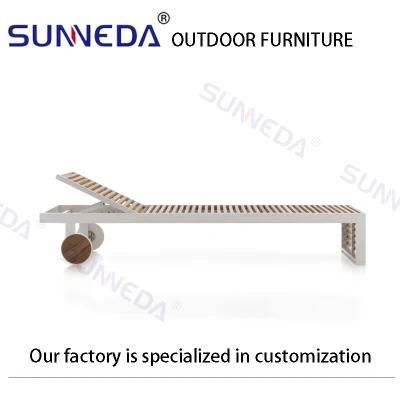 Leisure Open Space Aluminum Frame Bed Furniture with Waterproof Cushion