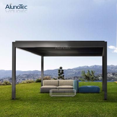 High-End Garden Modern Aluminum Gazebo Louver Roof