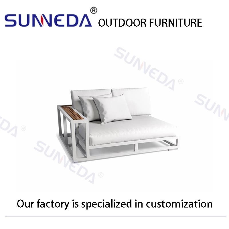 All Weather Classic Comfortable Cushion Customize Teak Wood Garden Furniture