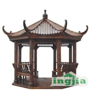 Outdoor Wood China Classical 8 Octagonal Gazebo (SC-Y007-1)