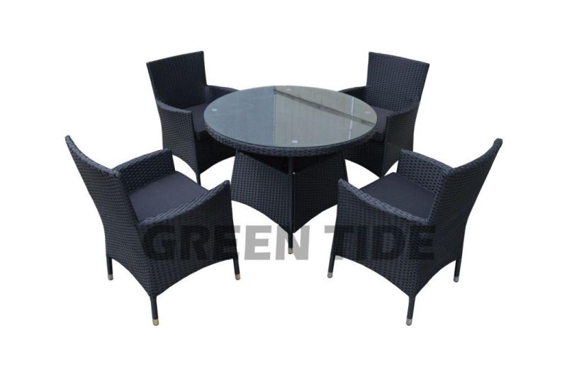2020 New Fashion Outdoor Garden Rattan Dining Furniture 5PCS Sets
