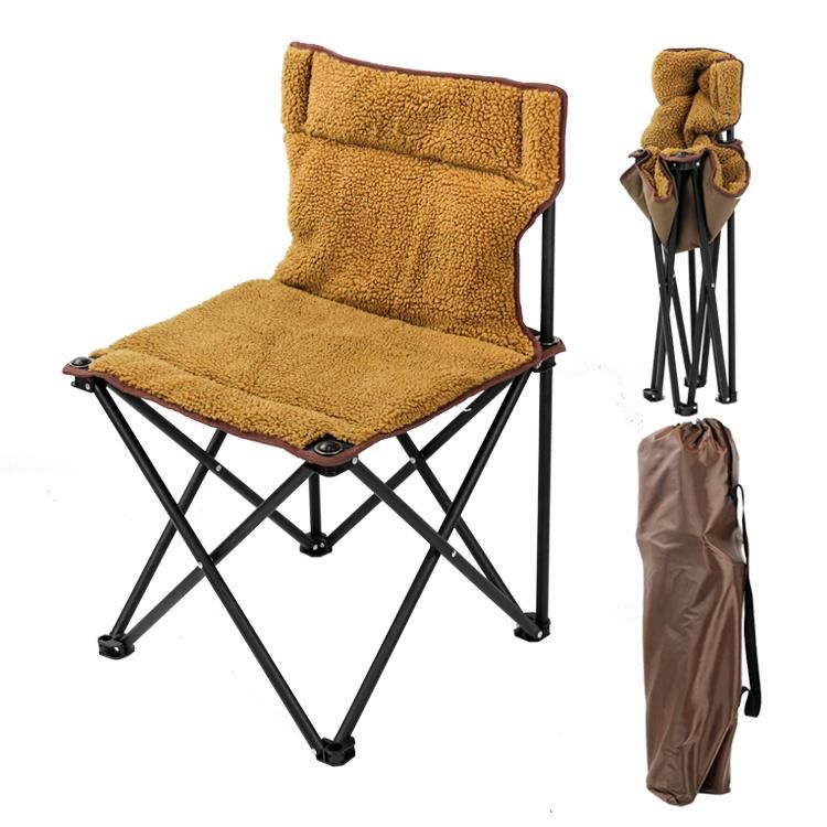 Wholesale OEM Outdoor Furniture Steel Cashmere Folding Camping Beach Chair